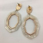 White Tortoise Earrings Photo 3