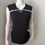 Under Armour  Elevate Cap Sleeve Volleyball Top Black & White XL NEW Photo 1