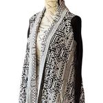 Anthropologie Field Flower Stamped Jacquard Cardigan Sweater Womens XSmall Photo 2