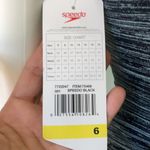 Speedo  Women's One Piece Modest Spacedyed Black Gray Swimsuit NEW Photo 5