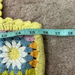 NWT Alemais Petra Colorful Crochet Crop Top Alemais Size 10 (medium) Yellow Photo 3