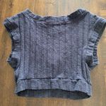 BDG  Urban Outfitters Top Ribbed Gray Cropped Women’s Medium Photo 1