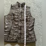 Spyder  Primaloft Thinsulate Vest Olive Green/Brownish Womens Sz S Zip And Snaps Photo 2