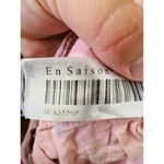 EN SAISON Dusty Pink Linen Style Front Zipper Macey Trousers Pants Size Small Photo 6