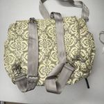 Petunia Pickle Bottom Diaper Bag Backpack Floral Pattern, Grey White Yellow Gray Photo 6