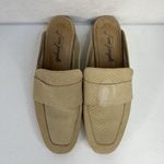 Free People  Mules 39 At Ease 2.0 Loafer Suede Embossed Leather Cafe Beige Womens Photo 6
