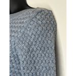 L.L. Bean Women's Basketweave Boatneck long sleeve Sweater light blue size XS Photo 9