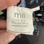 Mii Collection S Small Maxi Dress Dark Floral Tiered Academia Boho Oversized Black Photo 9