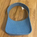 Anthropologie NWT  Blue Woven Neoprene Shoulder Bag Photo 6
