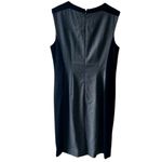 Ann Taylor  Gray Wool Blend Sleeveless Pencil Dress Size 4 corporate chic black Photo 1