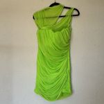 House Of CB  'Adrie'‎ Neon Green Gathered Mini Dress/Size XL NWOT Photo 3