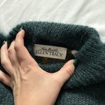 Ellen Tracy Vintage 80s 90s Womens Size Small Green Mohair Wool Blend Knit Sweater Holiday Photo 4
