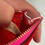 Kate Spade Wallet Small Pink Zip Closure Multi Compartment Vegan Leather Lined Photo 6