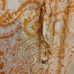Guess Size Medium M Pomelo Orange Paisley Long Jumpsuit NEW NWT Comfy Photo 6