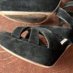 Miu Miu Black Caged Slingback Platform Sandals Photo 12