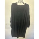 Jessica London  CHARCOAL LONG SLEEVE MIDI CABLE KNIT SWEATER DRESS SIZE 14/16 Photo 5