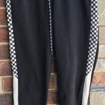 New Look Black Joggers Checked Sides S/M Photo 0