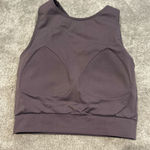 NWOT Running Girl Racerback High Neck Purple Sports Bra Size Small Photo 0