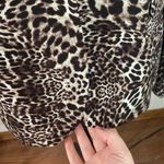 The Kooples leopard print crepe one button drapey blazer size XS Photo 9