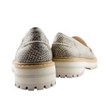 Vince Camuto McKella Lug Loafer - Womens Size 8 M - Snakeskin Textured Shoes Photo 4