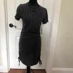 Madden Girl NWT Womens Juniors Cotton Side Tie Mini Dress Size Large Black Photo 1