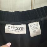 Chico's Chico’s Women’s 2 Short Black Travelers Slinky Stretchy Pull on Pants Photo 1