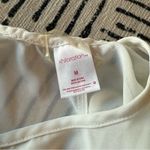 Xhilaration White Tunic with Colorful Hem Pom Accents Swim Coverup Medium Photo 3