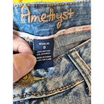 Amethyst Jeans  Bootcut Low Rise Denim Jeans‎ Pockets Light Wash Size 9 Photo 2