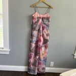 Theia Joy Column Gown‎ Size 6 NWT Sequins Floor Length Pink Photo 7