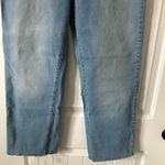 joe's jeans High Rise Wide Leg Raw Hem Light Wash Denim Size 31 Photo 2