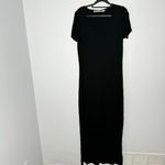 Michael Stars  black maxi dress with slit size medium Photo 1