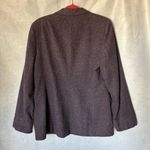 Vintage Mary McFadden Wool Blend Blazer Eggplant Dark Purple Size 6 Photo 1