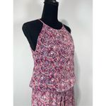Gap Pink and Purple Spaghetti Strap Romper Shorts Size Medium Women’s Photo 3