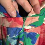 Lulus Sweetest Song Green Floral Print Backless Long Sleeve Romper Size XS Photo 7