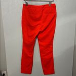 Dalia Textured Red Slim Fit Dress Pants Size 4 Photo 3