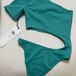 Alo Yoga NWT ALO Body Wave Cut Out One Piece Ocean Teal Size XXS Photo 4