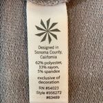 Athleta Athlete Sweatshirt Gray Long Sleeve Terry Lined Curved High Low Hem Top Size M Photo 7