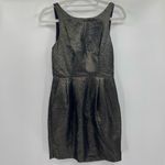 Club Monaco silk party gold lanna mini dress size 0 Photo 1