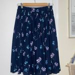 Banana Republic Pleated Floral Skirt Photo 0