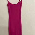 SKIMS NWT  Size Small Hot Pink Dress Photo 2
