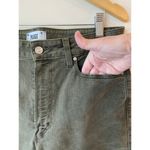 Paige  High Rise Anessa Wide Leg Ankle Jeans Vintage Mossy Green Women's Size 30 Photo 4