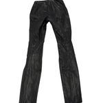 Elizabeth and James  Pants Womens 0 Black Eddine Skinny‎ Leather Zip Leg Photo 5