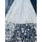 Lulus NWT Magical Beginnings White 3D Floral Embroidered Maxi Dress Size Large Photo 12