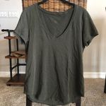 Lululemon  Love V-Neck Tee Shirt Top Olive Green 6 Small Photo 0