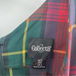 COLLECTIF London Dress Swing Mainline Cerere Etude Check Retro PinUp Vintage SZ2 Red Size 2 Photo 2