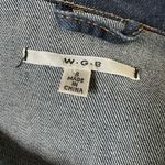 Walter Baker W.G.B  by  Blue Denim Jacket with Pockets 
Color: Blue Photo 2
