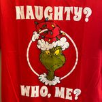 The Grinch “Naughty? Who, Me?” Graphic Tee – Red – Size L (NWT) Size L Photo 1