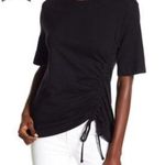 Nordstrom Everleigh Cinched Drawstring Side Crew Neck Short Sleeve T-Shirt S Photo 0