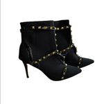 Catherine Malandrino NEW Catherine  Socks Studded Pull On Ankle Boot Black Photo 5