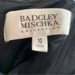 Badgley Mischka  Black Ruched Strapless Sweetheart Floor Length Formal Gown Sz 10 Photo 10